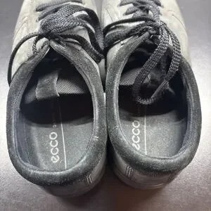 ECCO Mens Size US 9 EUR 43 Danish Design All Black Soft Leather Shoes ECCO Men main image 2